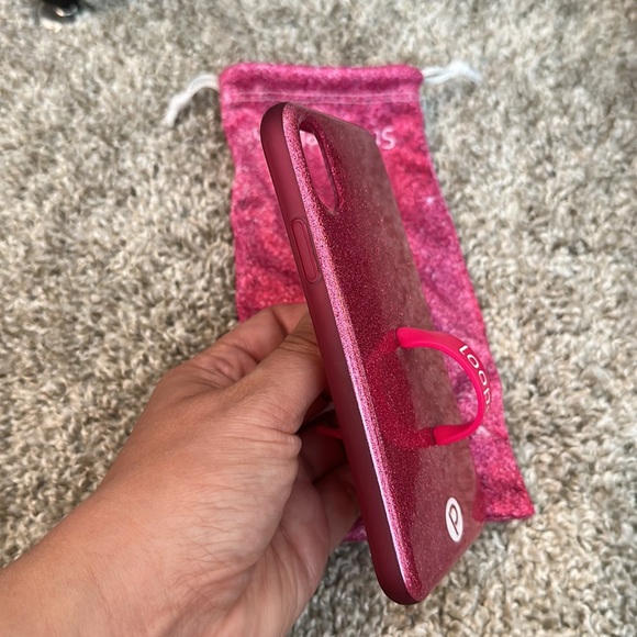 Sparkle Hot Pink Loopy Case Iphone X/Xs Righty - Picture 4 of 4